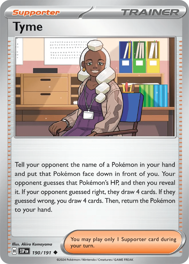 190/191 Tyme - Surging Sparks by Poké Zen DXB on MYNTED