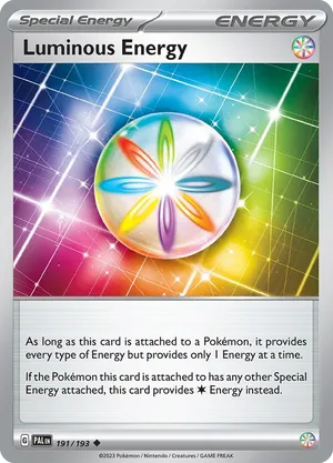 191/193 Luminous Energy - Paldea Evolved by Poké Zen DXB on MYNTED
