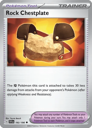 192/198 Rock Chestplate - Scarlet & Violet by Poké Zen DXB on MYNTED