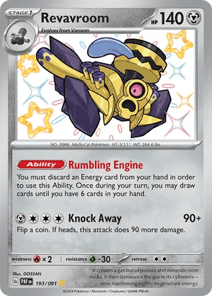 193/091 Revavroom - Paldean Fates by Poké Zen DXB on MYNTED