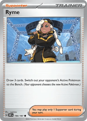 194/197 Ryme - Reverse Holo - Obsidian Flames by Poké Zen DXB on MYNTED