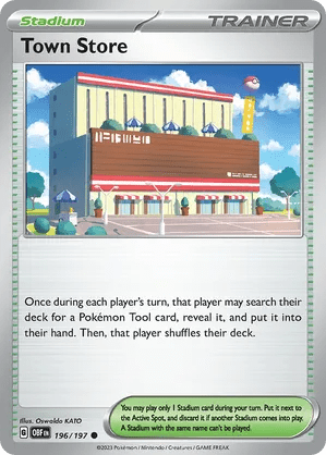196/197 Town Store - Reverse Holo - Obsidian Flames by Poké Zen DXB on MYNTED