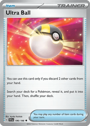 196/198 Ultra Ball - Scarlet & Violet by Poké Zen DXB on MYNTED