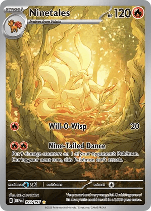 199/197 Ninetales - Obsidian Flames by Poké Zen DXB on MYNTED