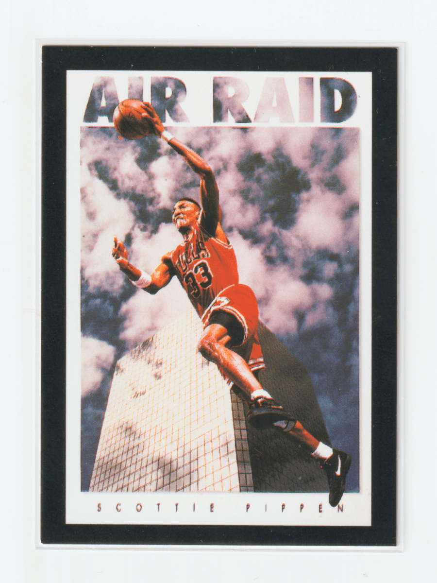 1994 SKYBOX INTERNATIONAL SCOTTIE PIPPEN AIR RAID by Fabio’s Black Box on MYNTED