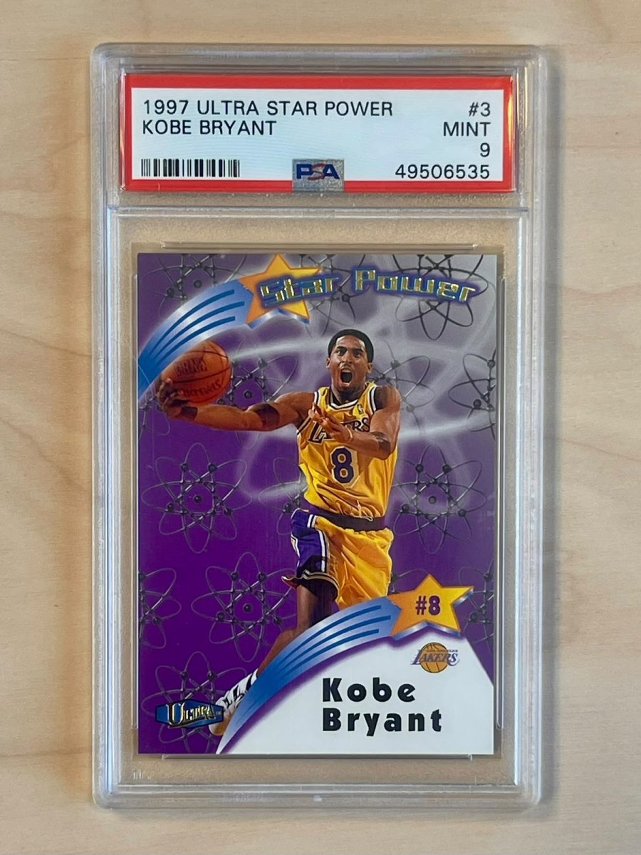 1997-98 Fleer Ultra Kobe Bryant 3 Star Power PSA 9 by Fabio’s Black Box on MYNTED