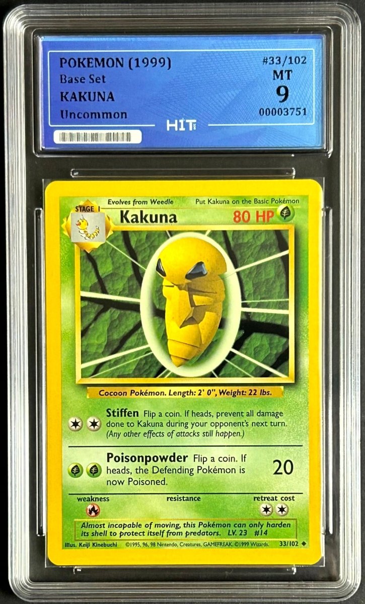 1999 KAKUNA - Uncommon 33/102 (HIT Grade 9) by MEGA on MYNTED