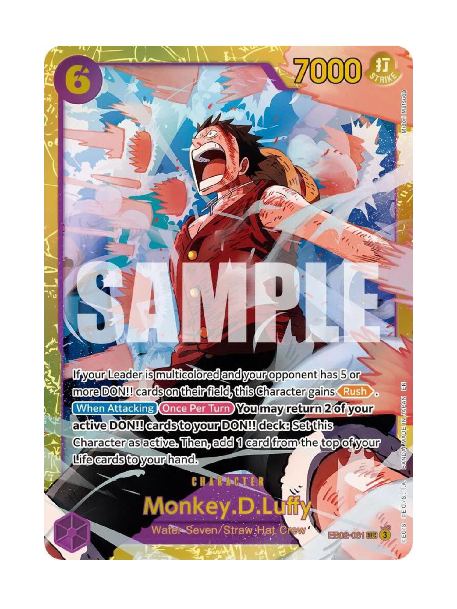 Monkey.D.Luffy - EB02-061 (Reprint) Premium Booster -The Best