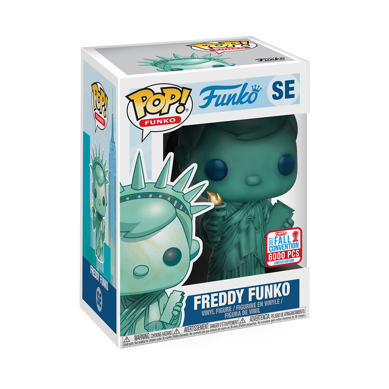Funko POP! Freddy Funko as New York Liberty, 6000 Pieces 2017 Fall Convention Exclusive