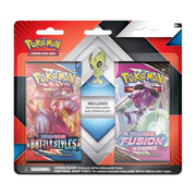 2 Booster Pack & Celebi Collectors Pin (Battle Styles & Rebel Clash) by The Archive Stop on MYNTED