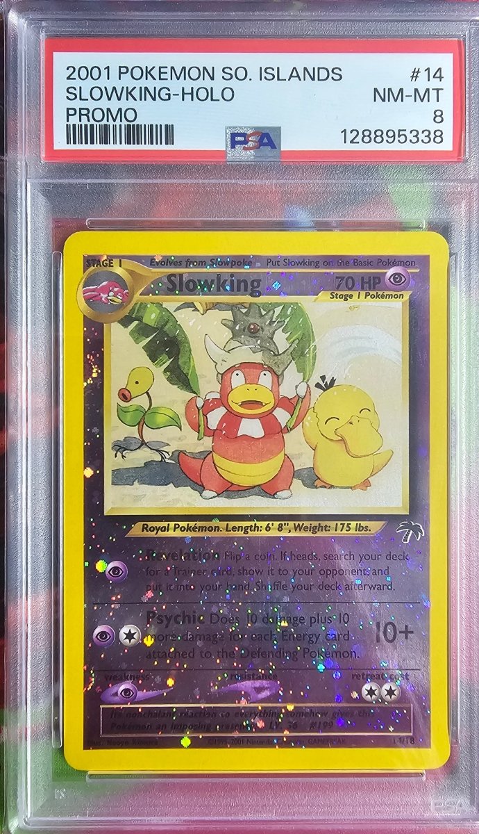 2001 Southern Islands Slowking Holo 14 PSA 8 by PlayVault on MYNTED