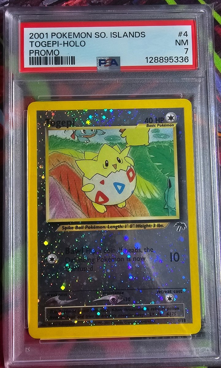 2001 Southern Islands Togepi Holo 4 PSA 7 by PlayVault on MYNTED