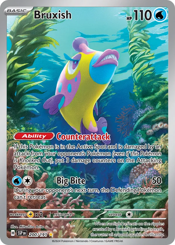 200/191 Bruxish - Surging Sparks by Poké Zen DXB on MYNTED