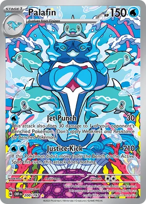 200/197 Palafin - Obsidian Flames by Poké Zen DXB on MYNTED