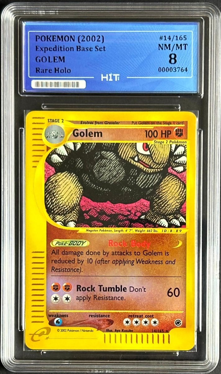 2002 GOLEM - Rare Holo 14/165 (HIT Grade 8) by MEGA on MYNTED