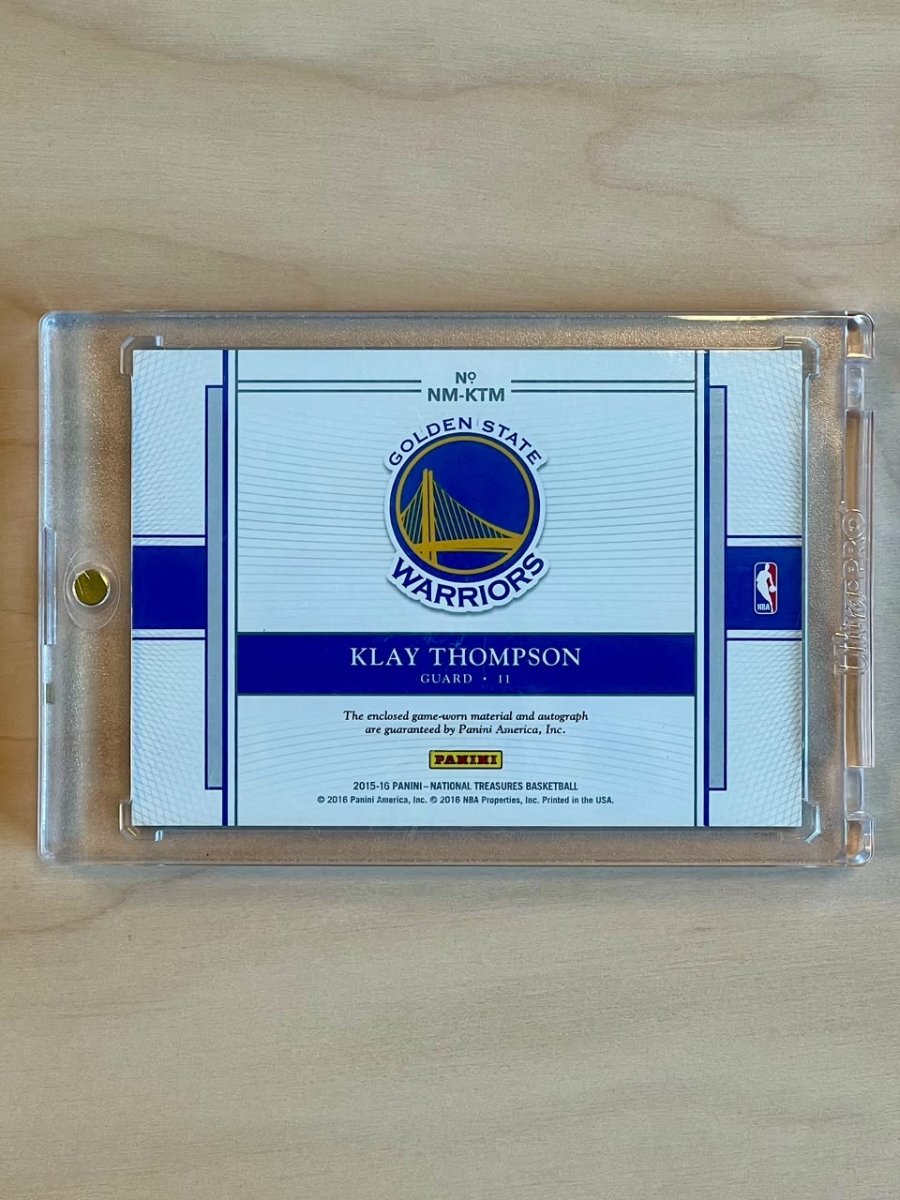 2015-16 Panini National Treasure Klay Thompson Night Moves Autograph /49 by Fabio’s Black Box on MYNTED
