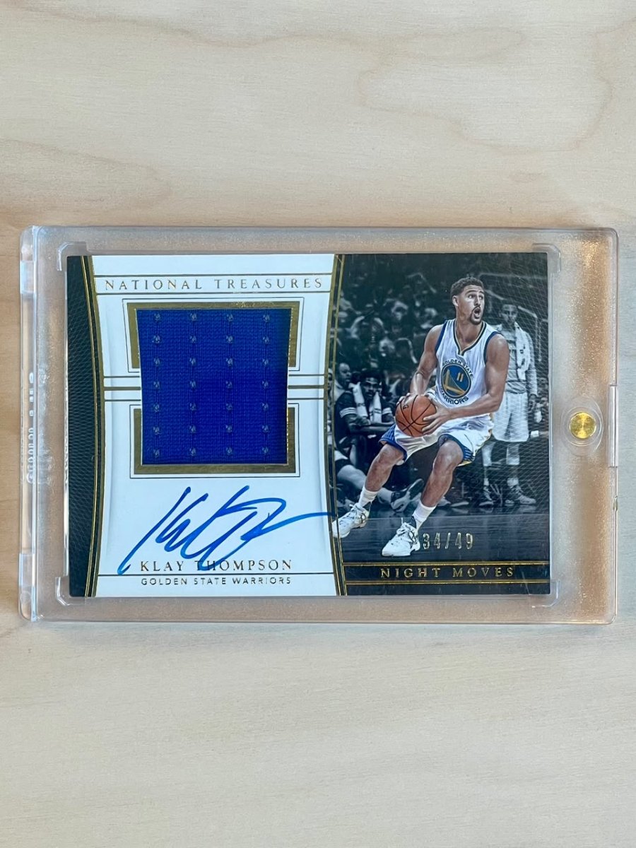 2015-16 Panini National Treasure Klay Thompson Night Moves Autograph /49 by Fabio’s Black Box on MYNTED