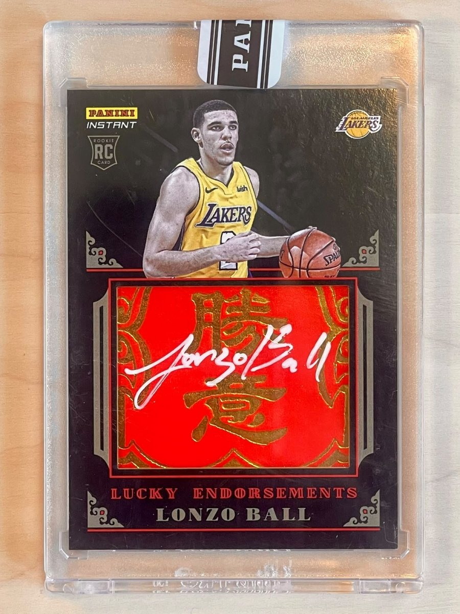 2017-18 Panini Instant Lonzo Ball Lucky Endorsement Signature /10 by Fabio’s Black Box on MYNTED