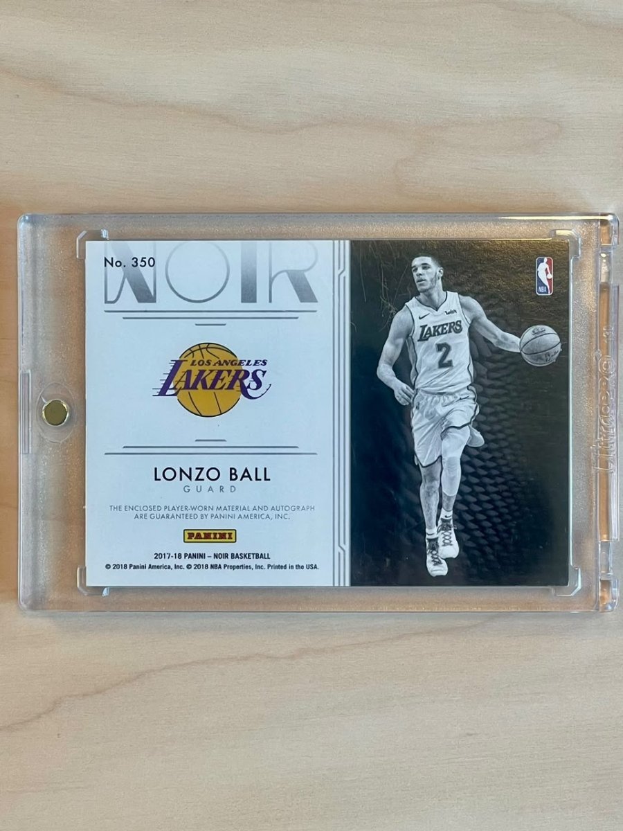 2017-18 Panini Noir Lonzo Ball Rookie Patch Autograph /99 by Fabio’s Black Box on MYNTED