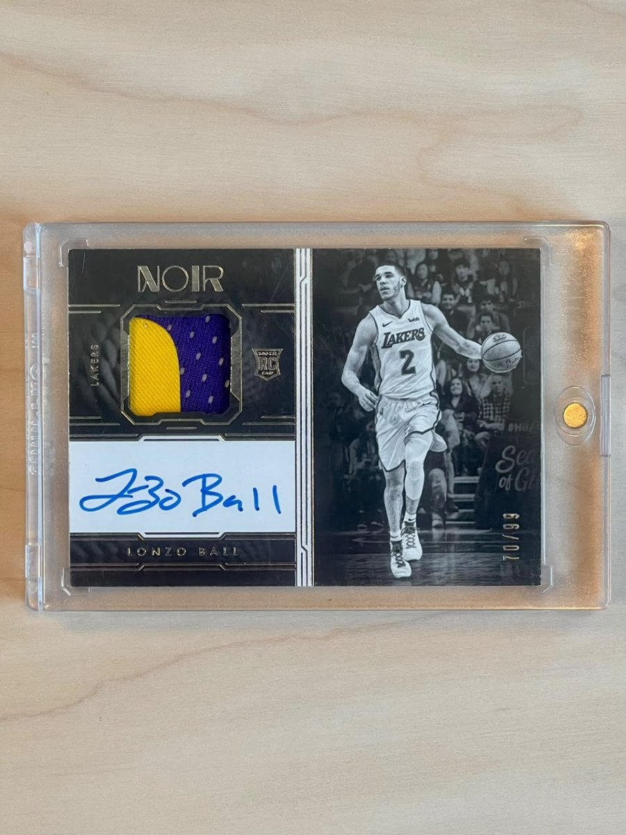 2017-18 Panini Noir Lonzo Ball Rookie Patch Autograph /99 by Fabio’s Black Box on MYNTED