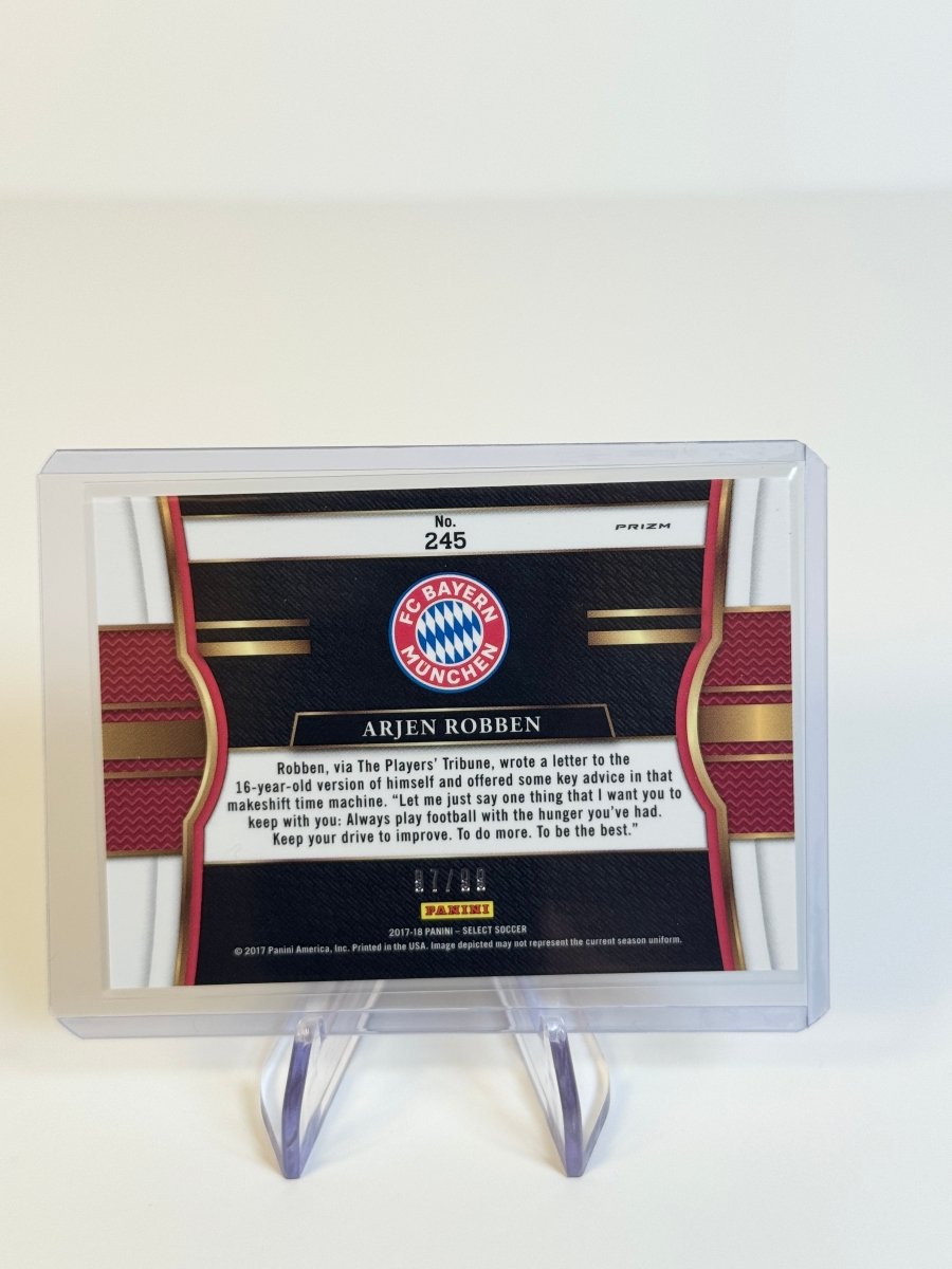 2017 - 18 Panini Select Arjen Robben Field Level White Prizm /99 245 Bayern by Better Call Sal on MYNTED