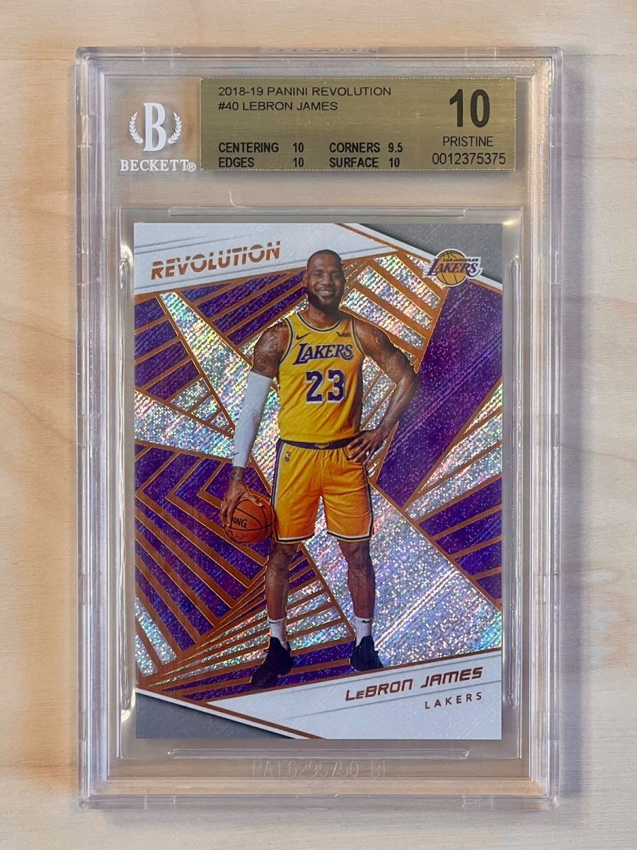 2018-19 Panini Revolution LeBron James 40 BGS Pristine 10 by Fabio’s Black Box on MYNTED
