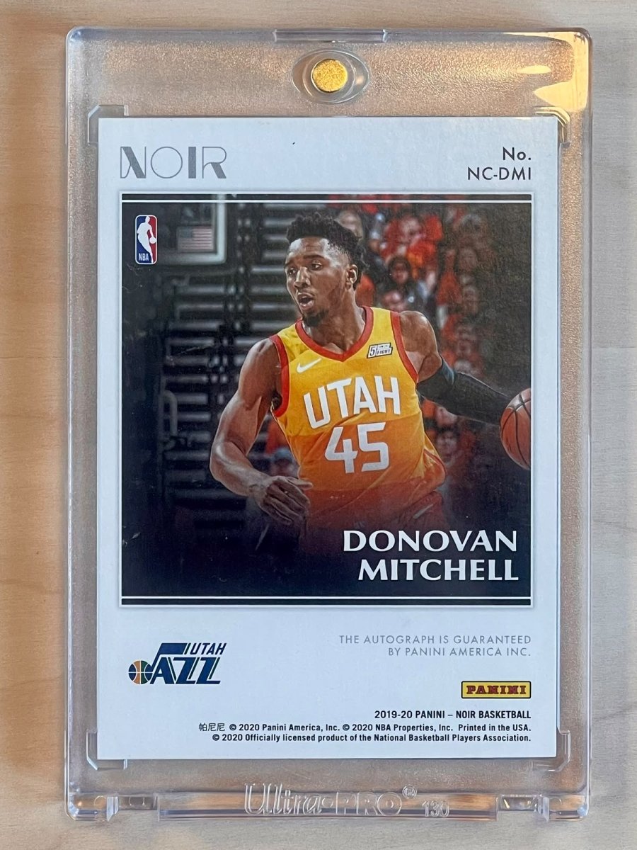 2019-20 Panini Noir Donovan Mitchel Auto Noir /99 by Fabio’s Black Box on MYNTED