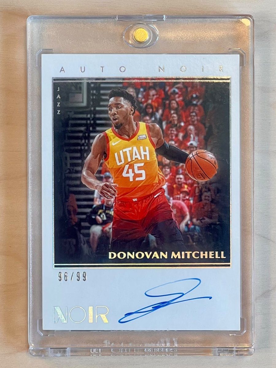 2019-20 Panini Noir Donovan Mitchel Auto Noir /99 by Fabio’s Black Box on MYNTED