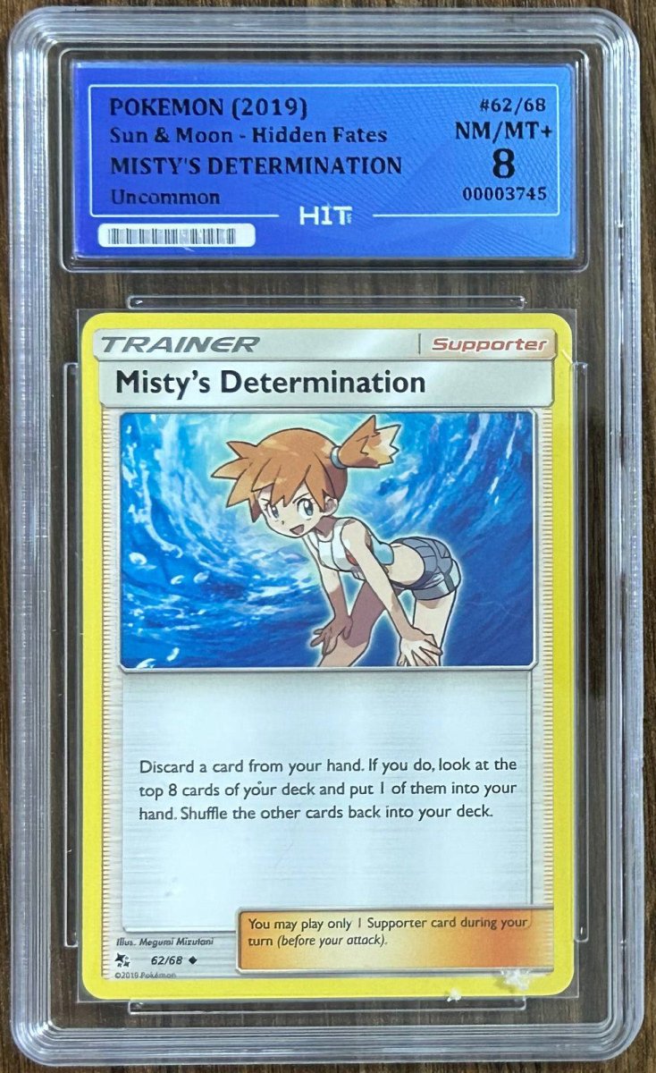 2019 MISTY'S DETERMINATION - Uncommon 62/68 (HIT Grade 8) by MEGA on MYNTED