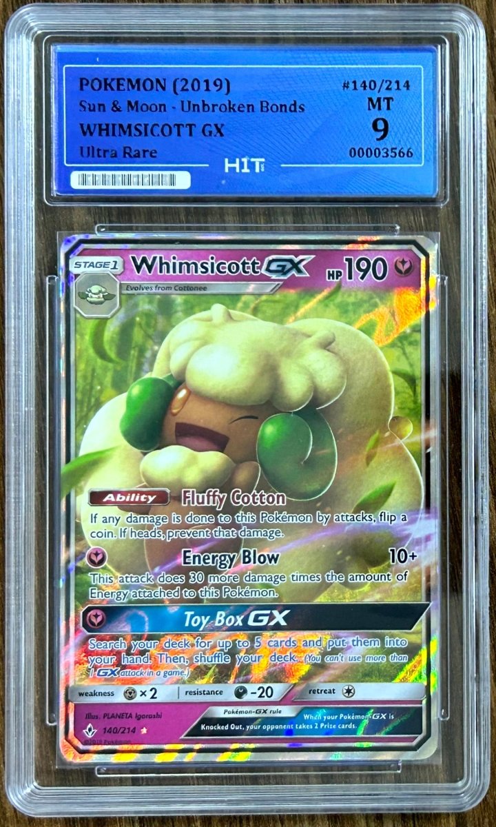 2019 WHIMSICOTT GX - Ultra Rare 140/214 (HIT Grade 9) by MEGA on MYNTED