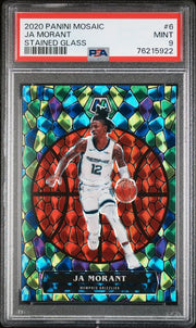 2020 - 21 Panini Mosaic Ja Morant Stained Glass SSP PSA9 by Card Market Ahuy on MYNTED