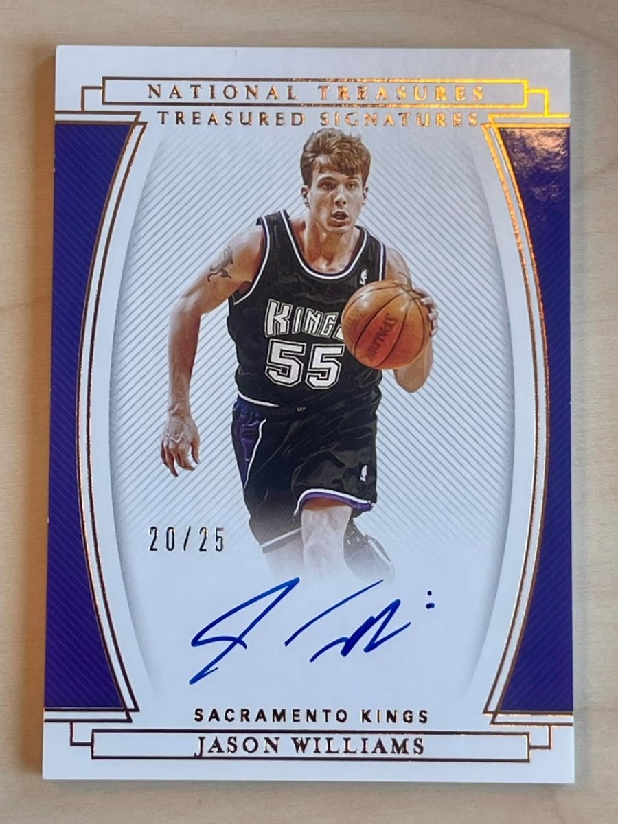 2020-21 Panini National Treasure Jason Williams Treasured Signature /25 by Fabio’s Black Box on MYNTED