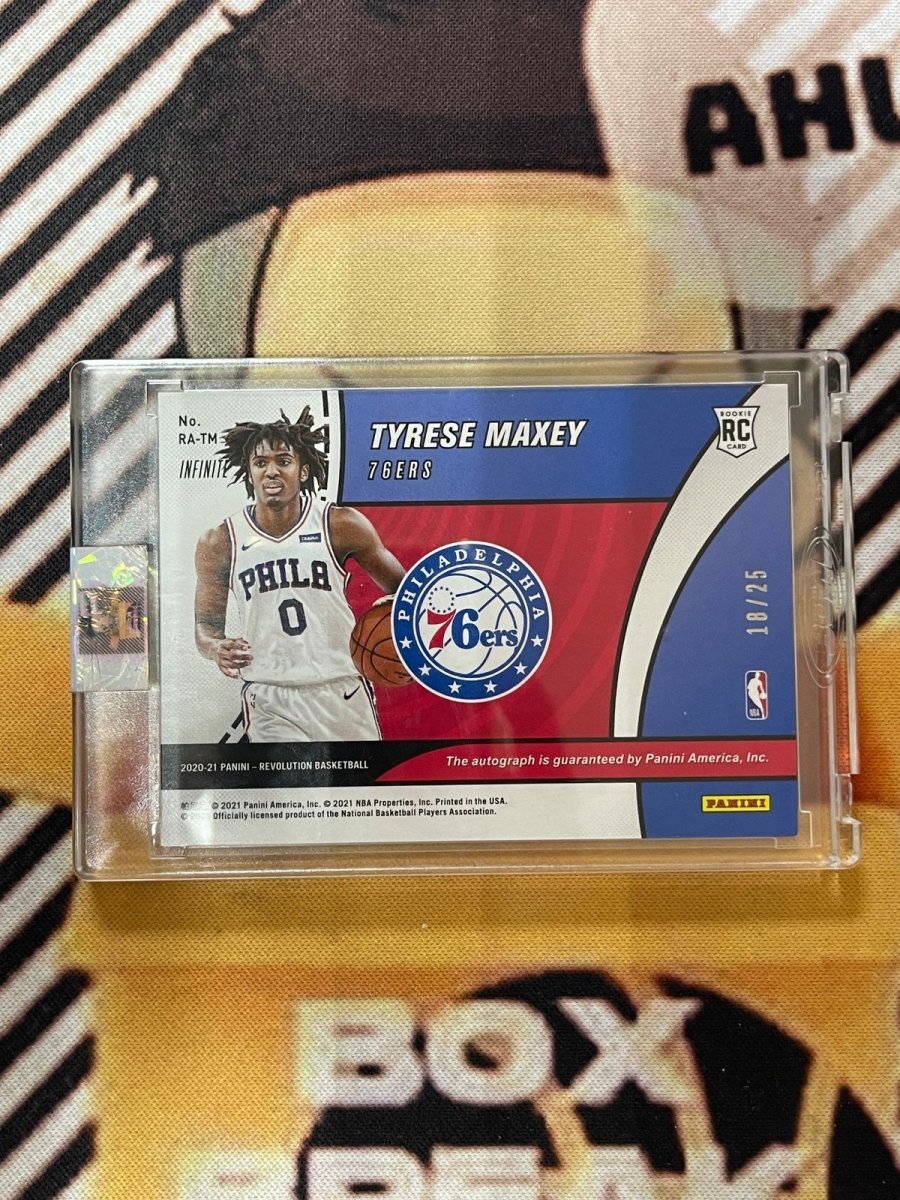 2020 - 21 Panini Revolution Infinite Rookie Auto /25 - Tyrese Maxey by Card Market Ahuy on MYNTED