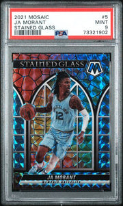 2021 - 22 Panini Mosaic Ja Morant Stained Glass SSP PSA9 by Card Market Ahuy on MYNTED