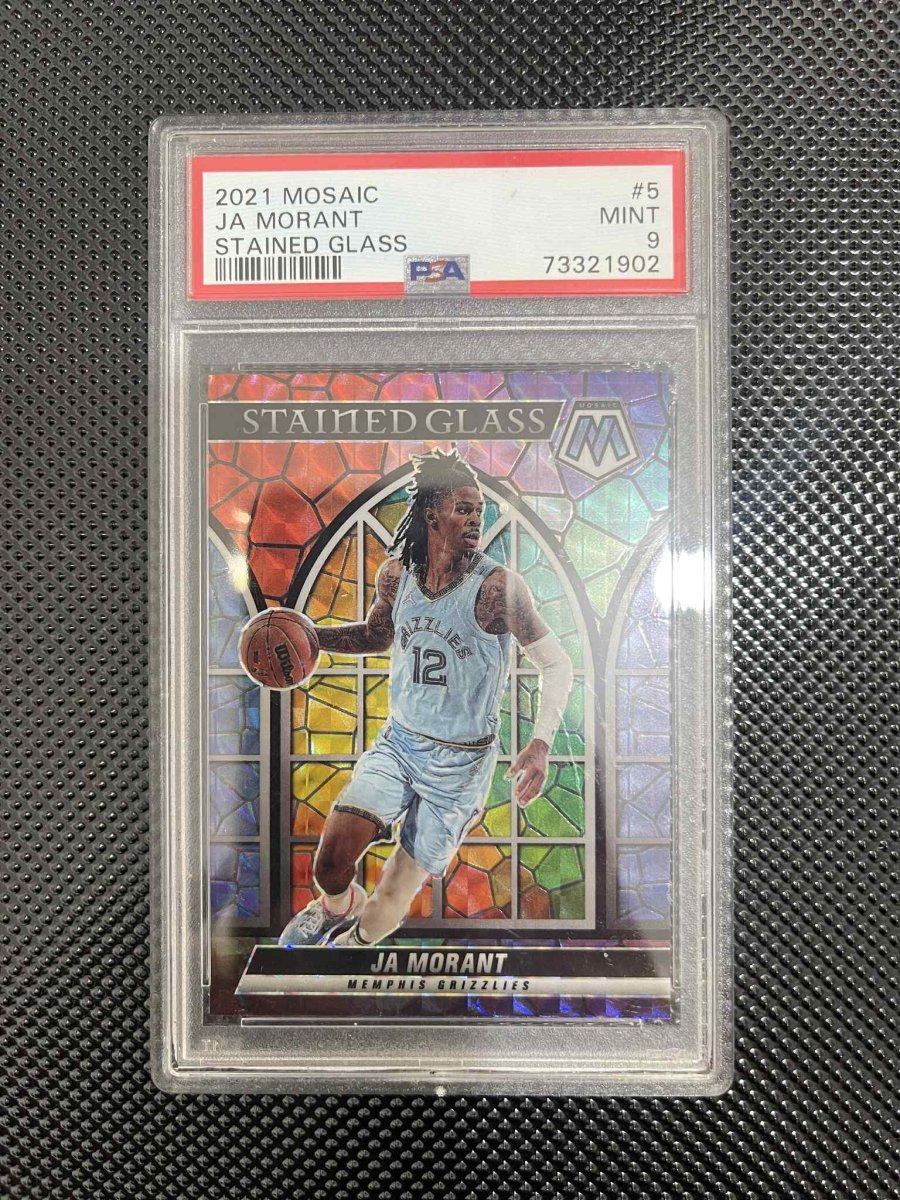 2021 - 22 Panini Mosaic Ja Morant Stained Glass SSP PSA9 by Card Market Ahuy on MYNTED