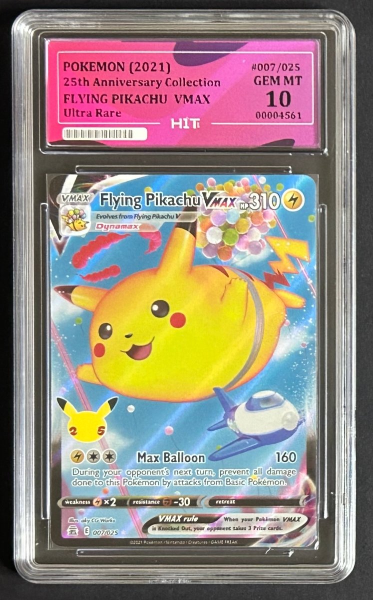 2021 FLYING PIKACHU VMAX - Rare VMAX 007/025 (HIT Grade 10) by MEGA on MYNTED