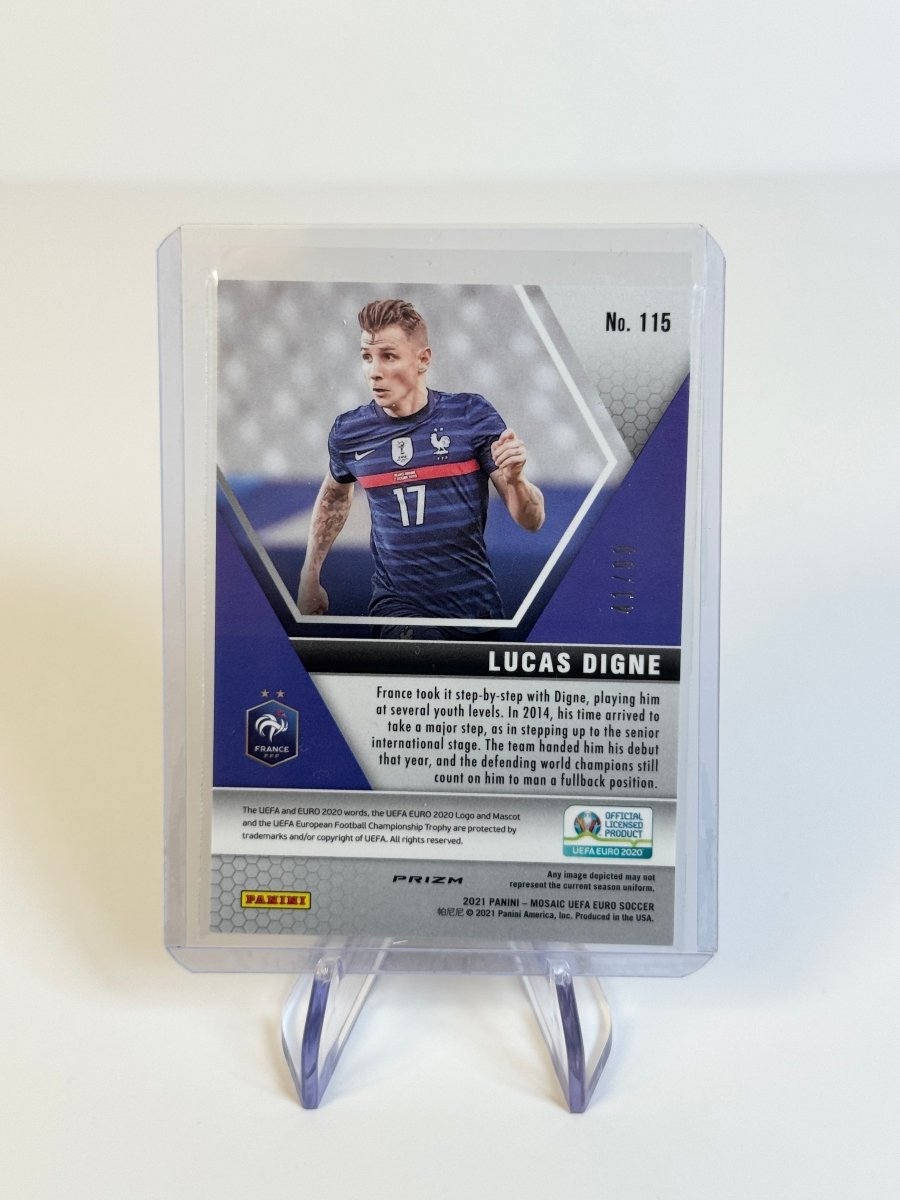 2021 Panini Mosaic UEFA Euro Lucas Digne Blue Prizm /99 115 France by Better Call Sal on MYNTED