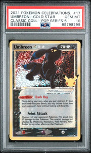 2021 POKEMON CELEBRATIONS CLASSIC COLLECTION 17 UMBREON-GOLD STAR CLASSIC COLL-POP SERIES 5 - PSA GEM MINT 10 by Poké Dubai on MYNTED