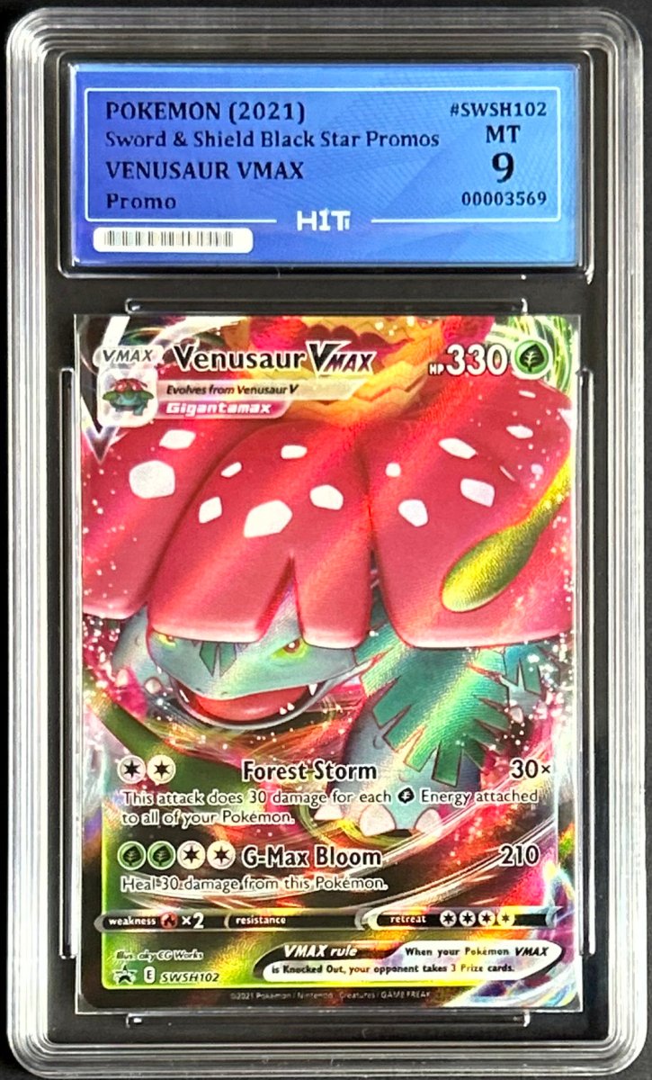 2021 VENUSAUR VMAX - Promo SWSH102 (HIT Grade 9) by MEGA on MYNTED