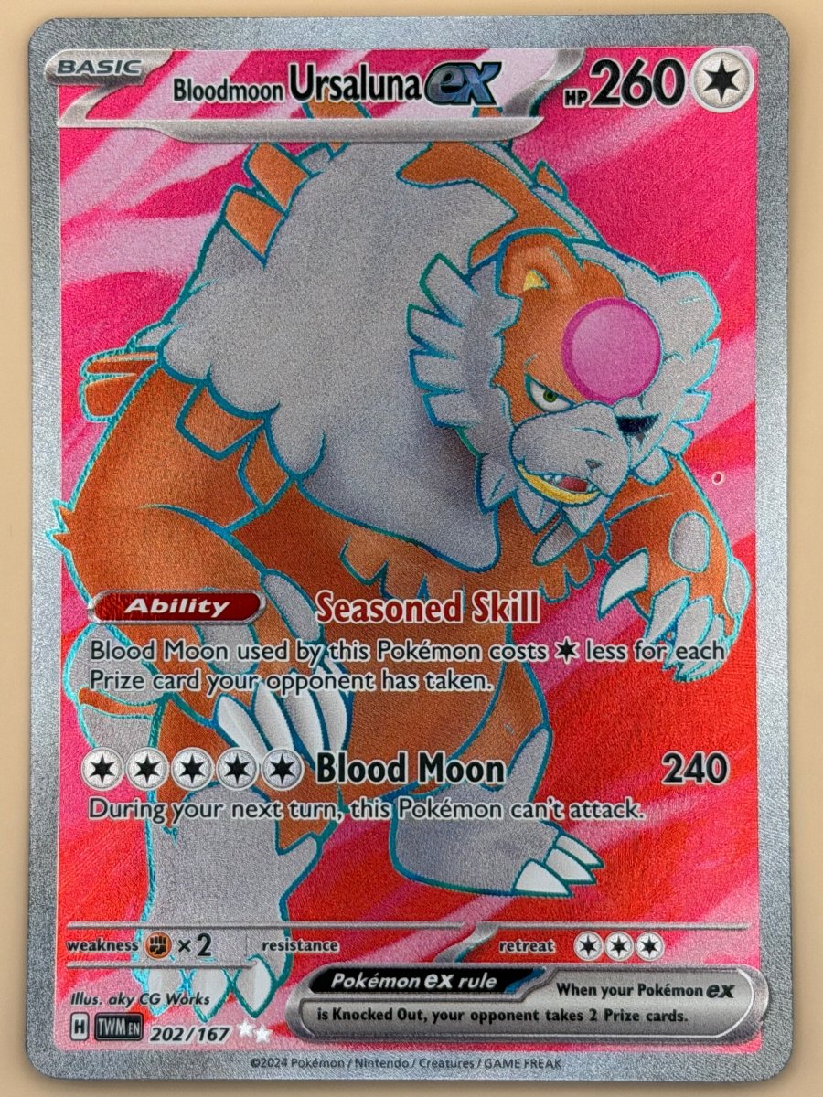 202/167 Bloodmoon Ursaluna ex - Twilight Masquerade by Poké Zen DXB on MYNTED