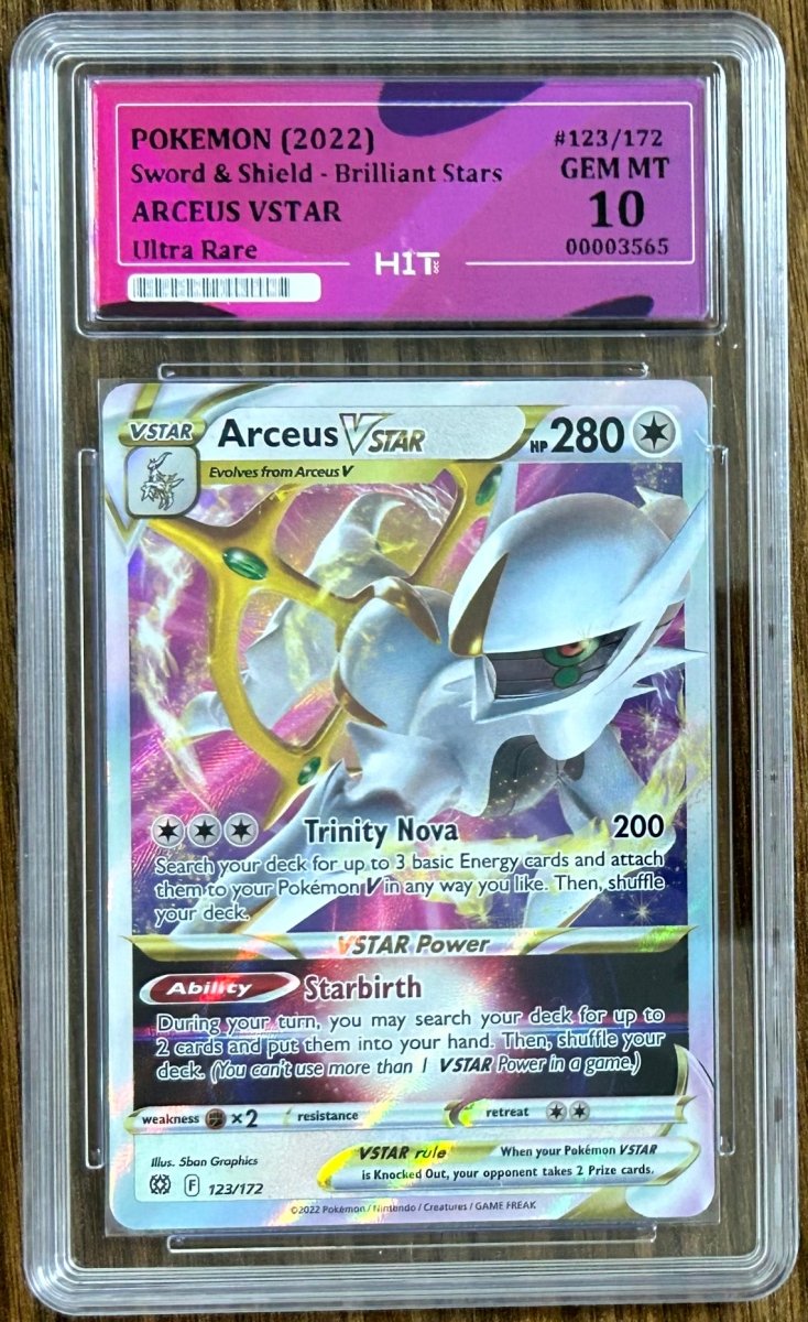 2022 ARCEUS VSTAR - Ultra Rare 123/172 (HIT Grade 10) by MEGA on MYNTED