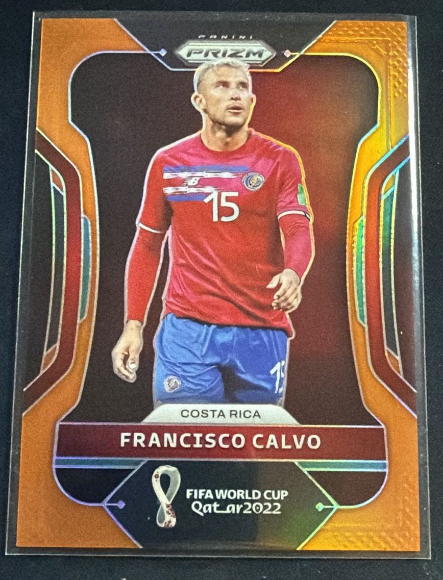 2022 Panini Prizm FIFA World Cup - Francisco Calvo Orange /25 201 by House Of Cards on MYNTED