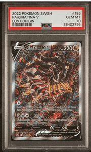 2022 POKEMON SWORD & SHIELD LOST ORIGIN 186 FA/GIRATINA V LOST ORIGIN PSA 10 by Sonys TCG on MYNTED