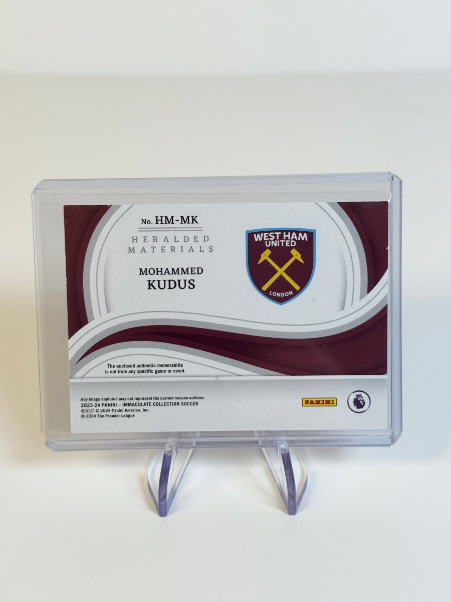 2023 - 24 Panini Immaculate Collection Mohammed Kudus Heralded Materials /99 HM - MK by Better Call Sal on MYNTED