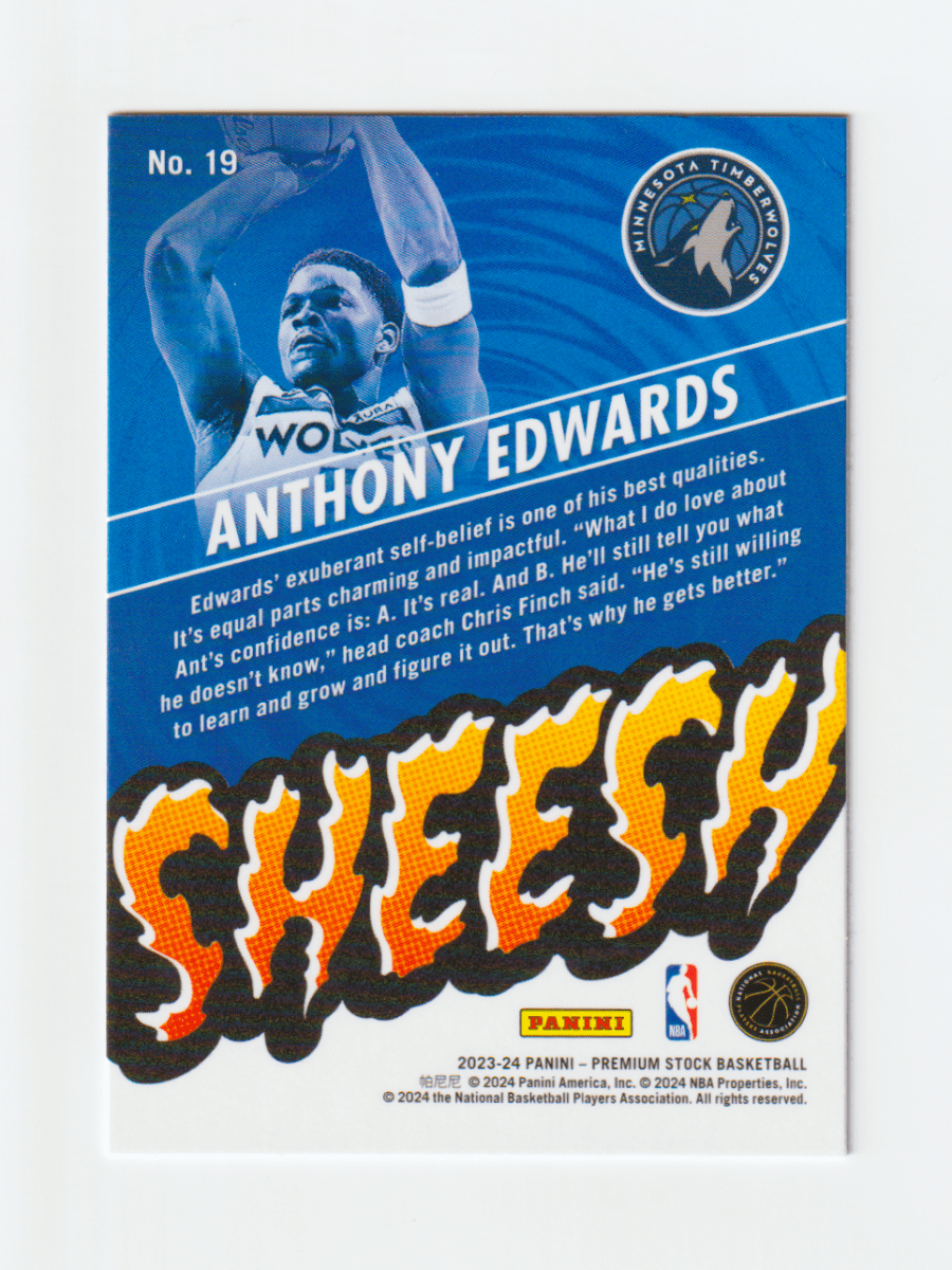 2023 - 24 PREMIUM STOCK ANTHONY EDWARDS SHEESH by Fabio’s Black Box on MYNTED