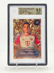 2023 - 24 TOPPS CHROME SAPPHIRE UEFA CLUB COMP. SAPPHIRE SEL. SUPERFRACTORS SS11 JAMAL MUSIALA 1/1 by ICONTCG on MYNTED