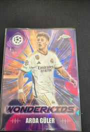 2023-24 Topps Chrome UEFA Club Competitions Arda Guler WK-1 Wonderkids by House Of Cards on MYNTED
