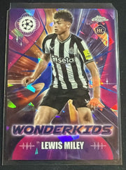 2023-24 Topps Chrome UEFA Club Competitions Lewis Miley WK-6 Wonderkids by House Of Cards on MYNTED