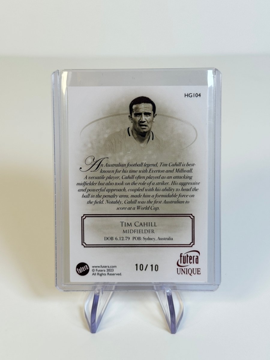 2023 Futera Unique Tim Cahill Red /10 Heritage SP HG104 Australia by Better Call Sal on MYNTED