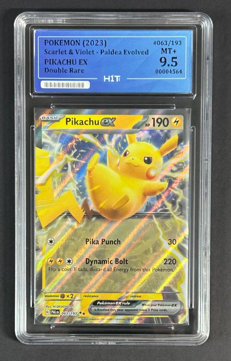 2023 PIKACHU EX - Double Rare 063/193 (HIT Grade 9.5) by MEGA on MYNTED
